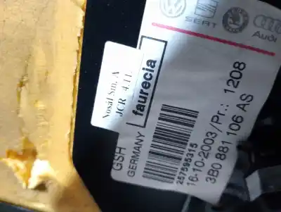 Second-hand car spare part right front seat for skoda superb i (3u4) 1.9 tdi oem iam references 3b0881106as  