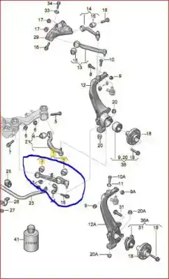 Автозапчасти б/у передний левый нижний рычаг подвески за skoda superb i (3u4) 1.9 tdi ссылки oem iam 4b0407155  