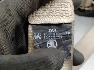 Автозапчасти б/у задний левый ремень безопасности за skoda superb i (3u4) 1.9 tdi ссылки oem iam 3u5857447  