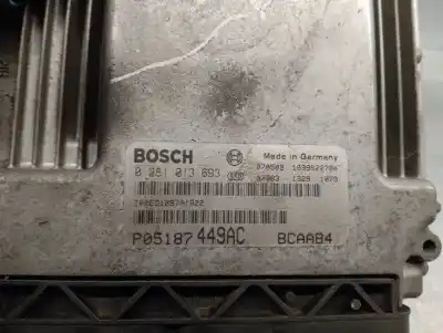 Second-hand car spare part ecu engine control for dodge caliber 2.0 crd oem iam references p05187449ac  0281013693