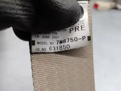 Автозапчастина б/у передній лівий ремін безпеки для lexus is 200 (ds2/is2) d-cat посилання на oem iam 7m8750p  