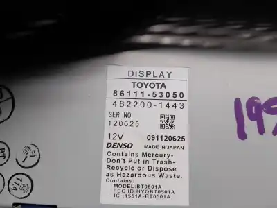 Автозапчастина б/у багатофункційний дисплей для lexus is 200 (ds2/is2) d-cat посилання на oem iam 8611153050  4622001443