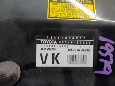 Автозапчастина б/у блок управління abs для lexus is 200 (ds2/is2) d-cat посилання на oem iam 8954053330  0794009750