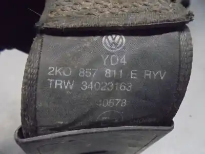 Автозапчастина б/у задній лівий ремін безпеки для volkswagen caddy ka/kb (2k) 1.9 tdi (bsu) 75 cv / 55 kw посилання на oem iam 2k0857811e   Автозапчастина б/у задній лівий ремін безпеки для volkswagen caddy ka/kb (2k) 1.9 tdi (bsu) 75 cv / 55 kw посилання на oem iam 2k0857811e