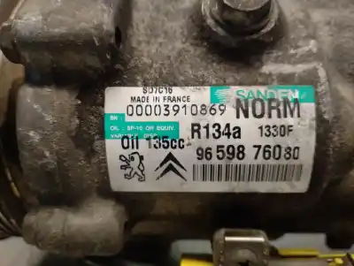 Pezzo di ricambio per auto di seconda mano compressore aria condizionata per citroen c4 picasso ii 2.0 bluehdi 135 riferimenti oem iam 9659876080  1330f