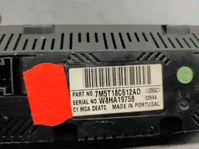 Pezzo di ricambio per auto di seconda mano controllo climatico per ford c-max (cb3) 1.8 tdci turbodiesel cat riferimenti oem iam 7m5t18c612ad  