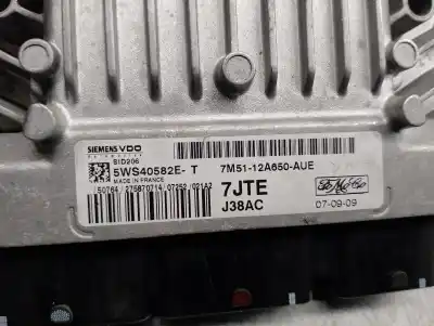 Tweedehands auto-onderdeel ecu motorcontroller voor ford c-max (cb3) 1.8 tdci turbodiesel cat oem iam-referenties 7m5112a650aue  5ws40582e
