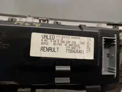 Pezzo di ricambio per auto di seconda mano controllo climatico per renault scenic (ja..) 1.9 dci authentique riferimenti oem iam 7700435401  7700435401