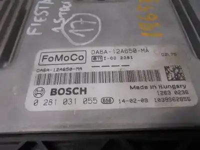 Автозапчастина б/у ебу контролер двигуна для ford fiesta vi (cb1, ccn) 1.5 tdci посилання на oem iam da6a12a650ma  0281031055