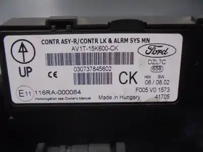 Second-hand car spare part electronic module for ford fiesta vi (cb1, ccn) 1.5 tdci oem iam references av1t15k600ck  