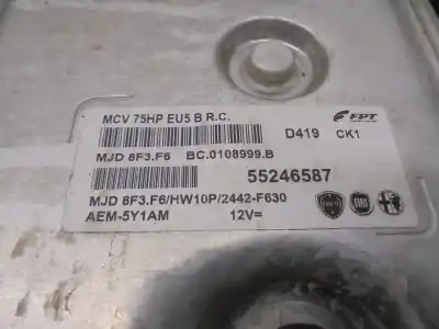 Автозапчасти б/у блок управления двигателем за fiat fiorino 1.3 16v jtd cat ссылки oem iam 55246587  bc01089999b