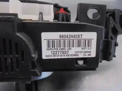 Peça sobressalente para automóvel em segunda mão comutador de luzes por citroen c-elysée (11.2012->) 1.6 exclusive [1.6 ltr. - 68 kw hdi fap] referências oem iam 98042440xt  12277507