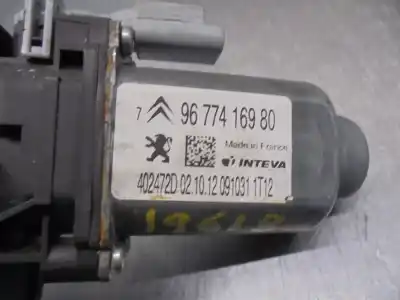 Second-hand car spare part left front window motor for citroen c-elysée (11.2012->) 1.6 exclusive [1.6 ltr. - 68 kw hdi fap] oem iam references 9677416980  