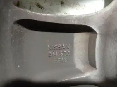 Gebrauchtes Autoersatzteil felge zum nissan almera (n16/e) 1.5 16v cat oem-iam-referenzen 40300bm500 aluminio 5p r15x6j45
