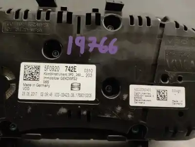 Peça sobressalente para automóvel em segunda mão quadrante por seat leon st (5f8) 1.4 tgi bivalent. gasolina / cng referências oem iam 5f0920742e vd0 a2c12362400