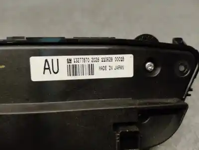 Автозапчастина б/у клімат-контроль для opel insignia a (g09) 2.0 cdti 4x4 (68) посилання на oem iam 13277870  