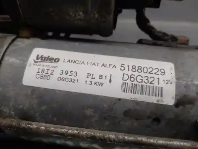 Автозапчасти б/у двигатель запускается за fiat fiorino 1.3 16v jtd cat ссылки oem iam 51880229  d6g321