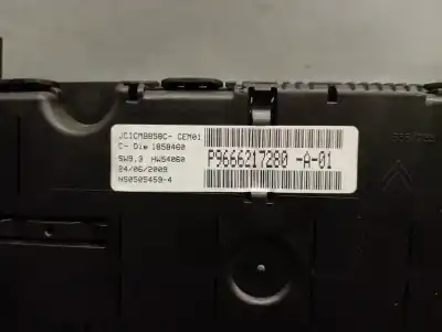 Peça sobressalente para automóvel em segunda mão quadrante por citroen c4 picasso i monospace (ud_) 1.6 hdi referências oem iam 9666217280  ns05054594