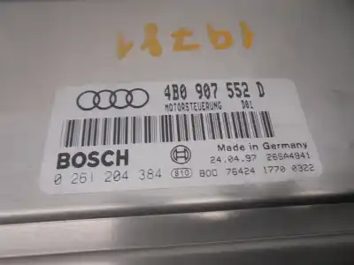 Second-hand car spare part ecu engine control for audi a6 berlina (4b2) 2.4 quattro oem iam references 4b0907552d  0261204384