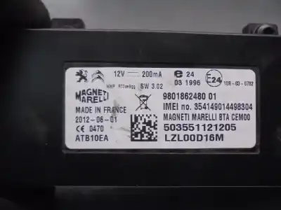 Автозапчасти б/у электронный модуль за peugeot 5008 (0e/0a) desde 05/2009 1.6 hdi ссылки oem iam 9801862480  