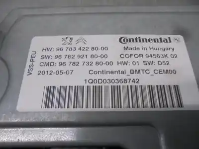 Автозапчасти б/у блок управления пуск/стоп за peugeot 5008 (0e/0a) desde 05/2009 1.6 hdi ссылки oem iam 9678342280  9678292180