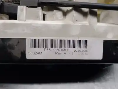 Second-hand car spare part heating / air conditioning control panel for dodge caliber 2.0 crd oem iam references p55111874ac  