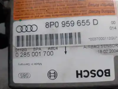 Автозапчастина б/у блок управління подушками безпеки для audi a3 (8p) 2.0 tdi посилання на oem iam 8p0959655d  0285001700 Автозапчастина б/у блок управління подушками безпеки для audi a3 (8p) 2.0 tdi посилання на oem iam 8p0959655d  0285001700