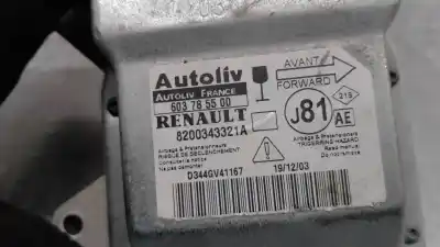 Автозапчастина б/у блок управління подушками безпеки для renault espace iv (jk0) (2002->) 2.2 dci (jk07) посилання на oem iam 8200343321a  603785500