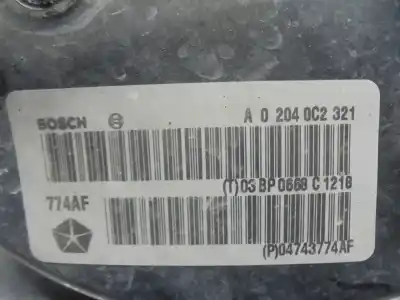 Pezzo di ricambio per auto di seconda mano servo freio per dodge journey 2.4 16v riferimenti oem iam 04743774af  