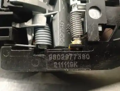 Автозапчасти б/у задняя левая наружная ручка за peugeot 2008 ii (ud_, us_, uy_, uk_) 1.2 puretech 130 ссылки oem iam 9802977380  