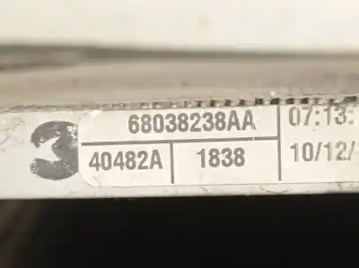 Автозапчастина б/у водяний радіатор для fiat freemont (345_) 2.0 jtd посилання на oem iam 68038238aa  40482a