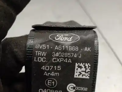 Автозапчасти б/у задний правый ремень безопасности за ford fiesta (ccn) 1.0 ecoboost cat ссылки oem iam 8v51a611b68ak  