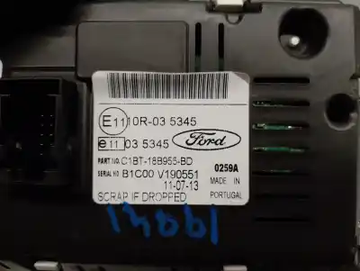 Second-hand car spare part multifunction display for ford fiesta (ccn) 1.0 ecoboost cat oem iam references c1bt18b955bd  