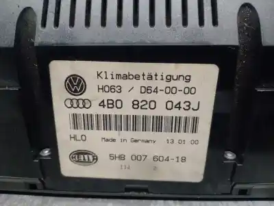 Автозапчастина б/у клімат-контроль для audi a6 avant (4b5) 2.5 tdi посилання на oem iam 4b0820043j  5hb00760418