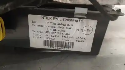 Peça sobressalente para automóvel em segunda mão porta luvas por audi a8 d3 (4e2, 4e8) 4.0 tdi quattro referências oem iam 4e1857096  