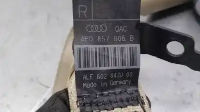 Автозапчасти б/у задний правый ремень безопасности за audi a8 d3 (4e2, 4e8) 4.0 tdi quattro ссылки oem iam 4e0857806b  