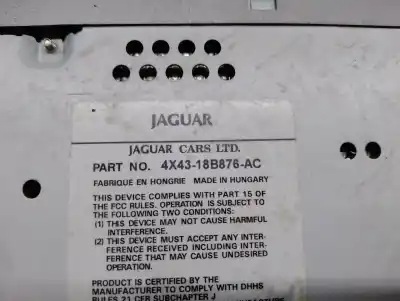 Second-hand car spare part audio system / radio cd for jaguar x-type i (x400) 2.0 d oem iam references 4x4318b876ac  c2s16821