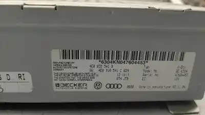 Автозапчасти б/у аудиосистема / радио cd за audi a8 d3 (4e2, 4e8) 4.0 tdi quattro ссылки oem iam 4e0035541b  