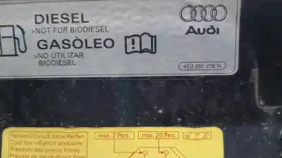 Автозапчасти б/у наружная крышка топлива за audi a8 d3 (4e2, 4e8) 4.0 tdi quattro ссылки oem iam 4e0010376n  
