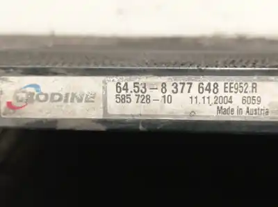 Second-hand car spare part air conditioning condenser / radiator for bmw serie 3 compact (e46) 2.0 16v diesel cat oem iam references 64538377648  ee952r