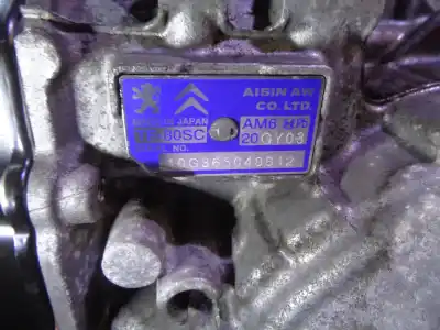 Автозапчастина б/у коробка передач для peugeot 5008 2.0 16v hdi fap cat (rhh / dw10cted4) посилання на oem iam 20gy03 tf80sc 2231s1