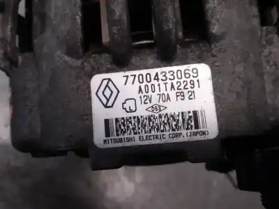 Автозапчастина б/у генератор для renault clio ii fase i (b/cbo) 1.2 посилання на oem iam 7700433069  a001ta2291