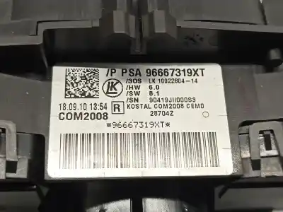 Автозапчастина б/у управління світлом для peugeot 5008 2.0 16v hdi fap cat (rhh / dw10cted4) посилання на oem iam 96667319xt  10022804