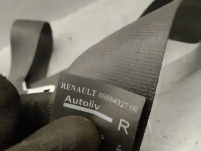 Автозапчастина б/у передній правий ремін безпеки для dacia dokker 1.6 cat (bivalent. gasolina / gpl) посилання на oem iam 868843271r  