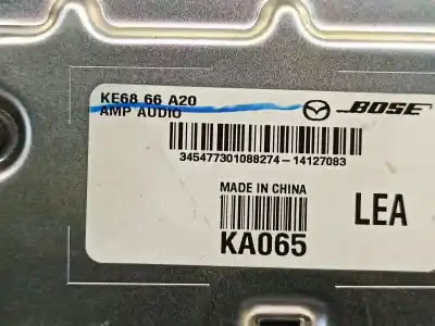 Автозапчастина б/у антенний підсилювач для mazda cx-5 (ke, gh) 2.2 d awd (ke102) посилання на oem iam ke6866a20  14127083