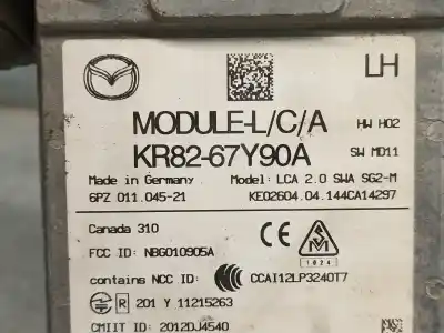 Автозапчастина б/у електронний модуль для mazda cx-5 (ke, gh) 2.2 d awd (ke102) посилання на oem iam kr8267y90a  