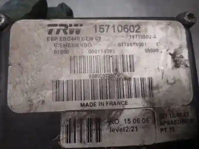 Peça sobressalente para automóvel em segunda mão abs por peugeot 407 2.2 referências oem iam 9660067280  15710602