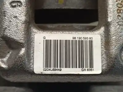 Автозапчастина б/у задній лівий гальмівний супорт для citroen berlingo * посилання на oem iam 9819059380  0204l69449