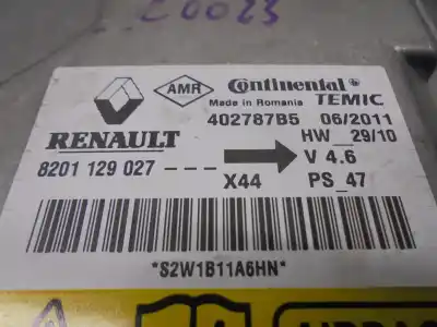 Автозапчастина б/у блок управління подушками безпеки для renault twingo ii (cn0_) 1.5 dci 75 посилання на oem iam 8201129027  402787b5