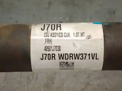 Peça sobressalente para automóvel em segunda mão transmissão dianteira direita por kia xceed 1.0 tgdi cat referências oem iam 49501j7030  
